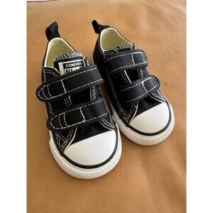 Converse Chuck Taylor All Star Easy-On Canvas NWOT double strap / black /size 5c